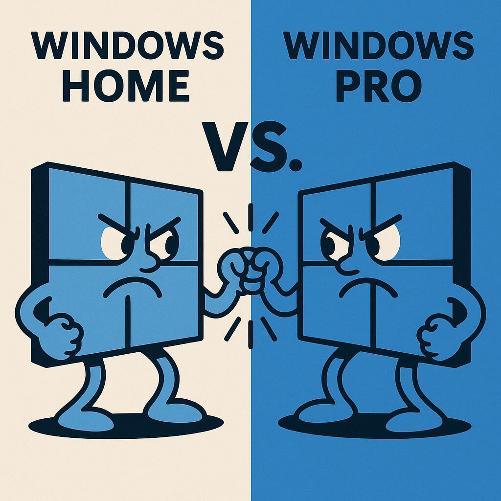Windows HOME vs. Windows PRO